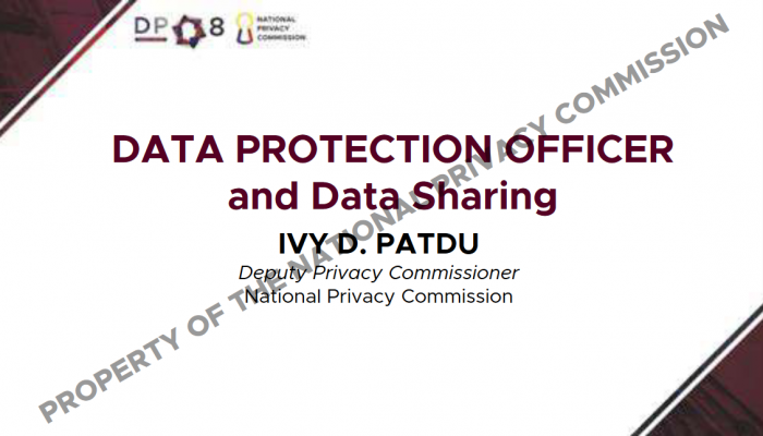 Data Protection Officer and Data Sharing